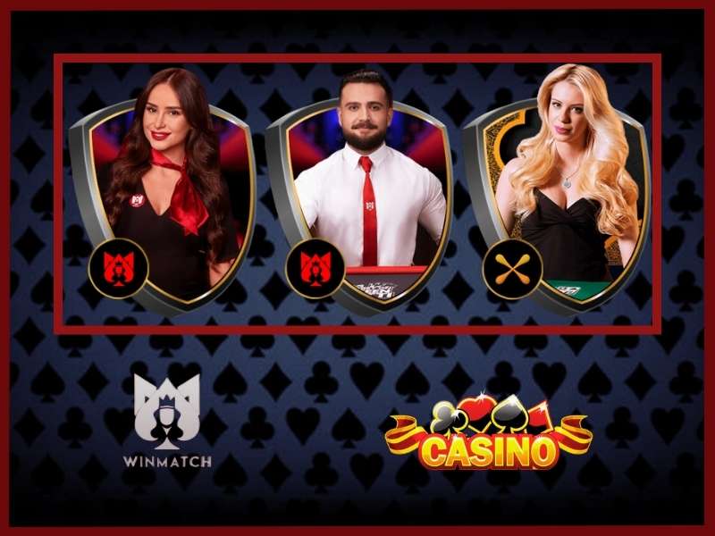Live dealer streaming at WinMatch casino